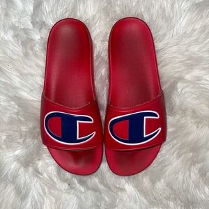 champion red slides
